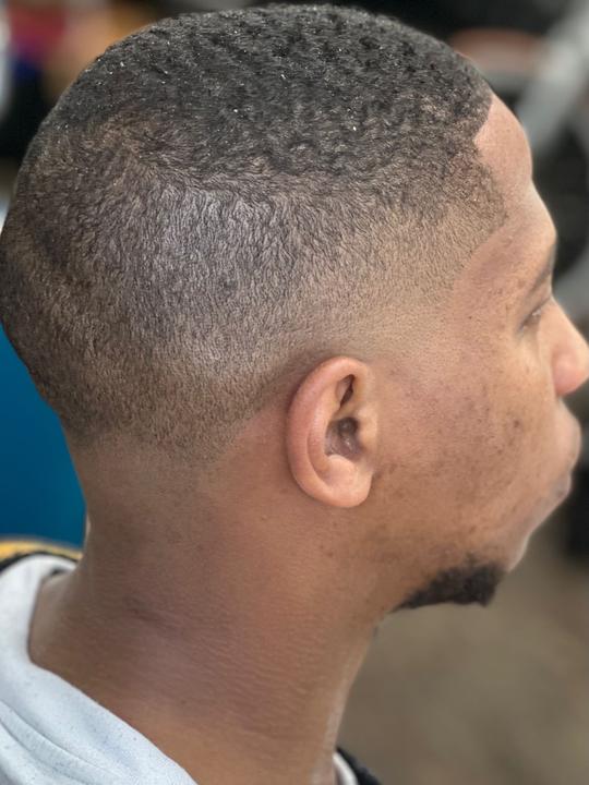 Textured drop fade